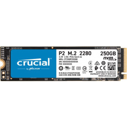 Твердотельный накопитель SSD M.2 Crucial 250GB NVMe PCIe 3.0 x4 P2 2280 (CT250P2SSD8)