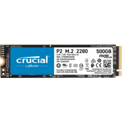 Твердотiльний накопичувач SSD M.2 Crucial 500GB NVMe PCIe 3.0 x4 P2 2280 (CT500P2SSD8)