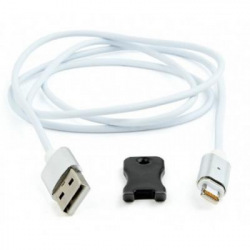 Кабель Cablexpert (CC-USB2-AMLMM-1M), USB 2.0 BM - Lightning, 1м, білий (CC-USB2-AMLMM-1M)