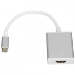 Кабель Atcom (13888) USB Type-C-HDMI, 0.1м, White (13888)