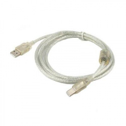 Кабель Cablexpert (CCF-USB2-AMBM-TR-0.75M) USB2.0 A - USB B, 0.75м, феритовий фільтр (CCF-USB2-AMBM-TR-0.75M)