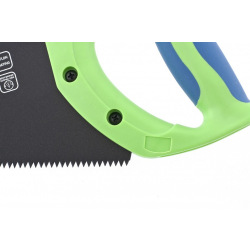 Ножівка по дереву "Зубець" 350 мм, 7-8 TPI, гартований зуб-2D, захисне покриття, двокомпонентна рукоятка, СИБРТЕХ (MIRI23809)