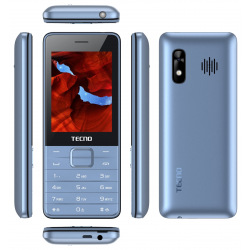 Мобiльний телефон Tecno T454 Dual Sim Blue (4895180745997) (4895180745997)