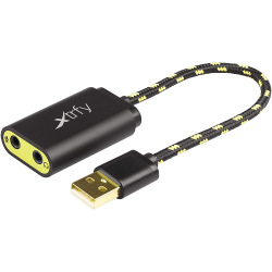 Зовнішня звукова карта Xtrfy SC1 USB Black (XG-SC1)