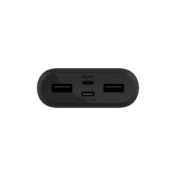 Портативное зарядное устройство Belkin 10000mAh, 15W Dual USB-A, USB-C, black (F8J267BTBLK)