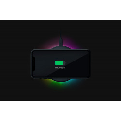 Зарядное устройство RAZER Chroma Charging Pad 10W Fast WL Charger RGB Black (RC21-01600100-R371)