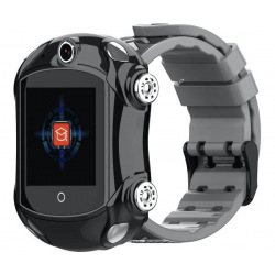 Детские телефон-часы с GPS трекером GOGPS ME X01 Черные (X01BK)