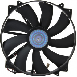 Корпусний вентилятор Cooler Master MegaFlow 200 Silent Fan,w/o LED,200мм,3pin+Molex (R4-MFJR-07FK-R1)