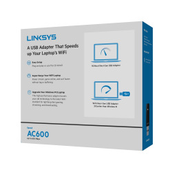 WiFi-адаптер LINKSYS WUSB6100M AC600, USB 2.0 (WUSB6100M-EU)