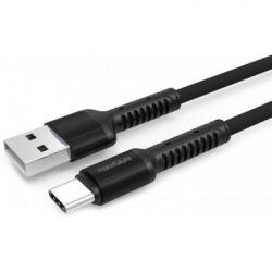 Кабель MakeFuture USB-USB Type-C, 3A, 1м Denim Grey (MCB-CD3GR) (MCB-CD3GR)