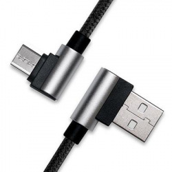 Кабель REAL-EL Premium USB2.0 AM-Type C 1m, чорний (EL123500032)