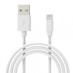 Кабель Grand-X USB-Lightning, 1м, Cu, 2,1A,  White (PL01W) (PL01W)