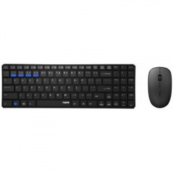 Комплект (клавіатура, мишка) Rapoo 9300M Wireless Black (9300M Black)