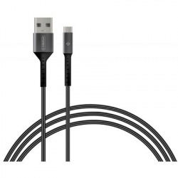 Кабель Intaleo CB0 USB-USB Type-C 1.2м Black/Grey (1283126495663) (1283126495663)
