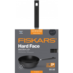 Сковорода ВОК Fiskars Hard Face 28 см 4,5 л (1052233)