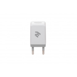Сетевое ЗУ 2E Wall Charger USB-A 1A, white (2E-WC1USB1A-W)