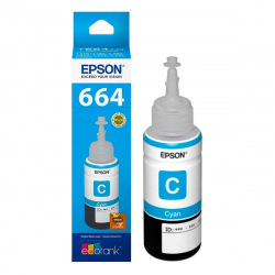 Чорнило Epson 664 Cyan (Синій) (C13T66424A) 70мл