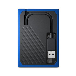 Портативный SSD USB 3.0 WD Passport Go 1TB Blue (WDBMCG0010BBT-WESN)