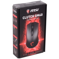 Миша MSI Clutch GM40 Black GAMING Mouse (S12-0401340-D22)