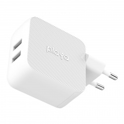 Сетевое ЗУ Playa by Belkin Home Charger 12W DUAL USB 2.4A, white (PP0007VFC2-PBB)