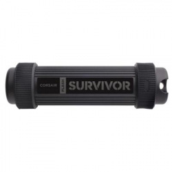 Флеш-накопичувач USB3.0 256GB Corsair Flash Survivor Stealth military-style aluminum waterproof 200m Stealth Grey (CMFSS3B-256GB