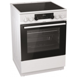 Плита Gorenje EC6341WC /склокерамічна/60 см/71 л /гриль/сенсорний програматор IconLED/біла (EC6341WC)