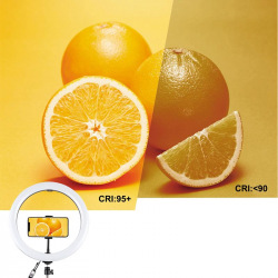 Кільцева USB RGBW LED-лампа Puluz PKT3043 10" + штатив 1.1 м (PKT3043) (PKT3043)