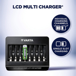 Зарядний пристрій VARTA LCD MULTI CHARGER PLUS (57681101401)