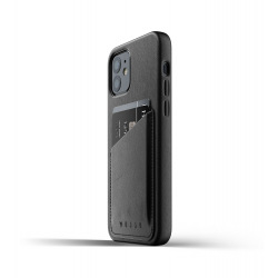 Чохол шкіряний MUJJO для iPhone 12 / 12 Pro Full Leather Wallet, Black (MUJJO-CL-008-BK)