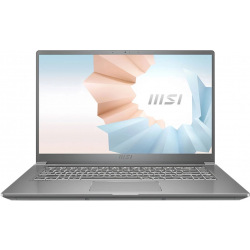 Ноутбук MSI Modern 15 15.6FHD IPS/Intel i7-1165G7/16/512F/NVDMX450-4/DOS/Silver (M15A11SB-214XUA)