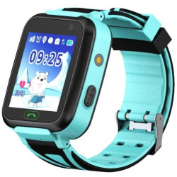 Детские телефон-часы с GPS трекером GOGPS К07 синие (K07BL)