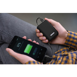 Power Bank - Повербанк 2Е SOTA series 10000мА/ч, DC 5V, 2USB-2.1A&2.1A, black (2E-PB1006AS-BLACK)