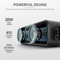 Акустична система Trust Zowy Max Bluetooth Speaker Black (23825_TRUST)