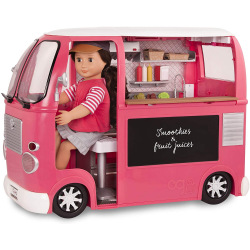 Транспорт для ляльок Our Generation Продуктовий фургон рожевий BD37969Z (BD37969Z)