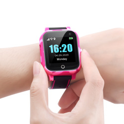 Телефон-годинник з GPS трекером GOGPS T01 Термометр рожеві (T01RD)