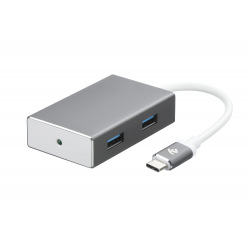 Адаптер 2Е Type-C to 4*USB3.0, Hub Aluminum, 0.20 м (2E-W1407)