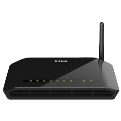 ADSL-Роутер D-Link DSL-2640U ADSL2+, Annex A 802.11n, N150, 4xFE LAN, 1xRJ11 WAN (DSL-2640U)