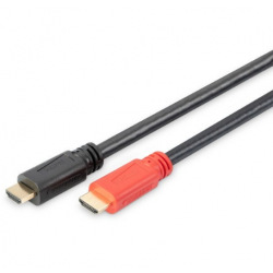 Кабель ASSMANN HDMI High speed з підсилювачем (AM/AM) 15m, black (AK-330105-150-S)