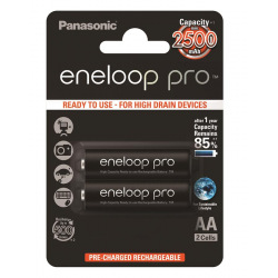 Аккумулятор Panasonic Eneloop Pro AA 2500 mAh 2BP (BK-3HCDE/2BE)