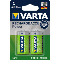 Акумулятор Varta RECHARGEABLE ACCU C 3000mAh BLI 2 NI-MH (READY 2 USE) (56714101402)