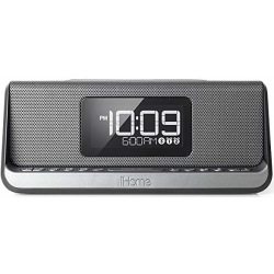 Акустична док-станція iHome IBN350G, Qi Wireless Charging, BT, NFC, USB, Aux Mic (IBN350V2G)