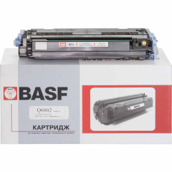 Картридж для HP Color LaserJet 2600, 2600n BASF 124A  Yellow BASF-KT-Q6002A