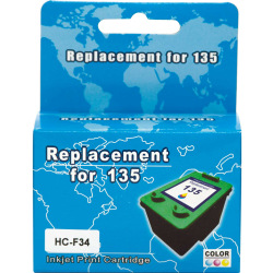 Картридж MicroJet для HP 135 Color (HC-F34)