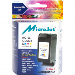 Аналог HP 23 Color (Кольоровий) Сумісний Картридж (НеориГінальний) (HC-C06) MicroJet
