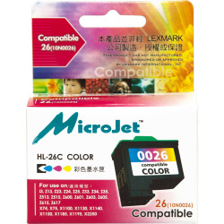 Аналог Lexmark 26 Color (Кольоровий) Сумісний Картридж (НеориГінальний) (HL-26C) MicroJet