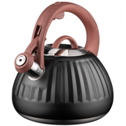 Чайник Ardesto Gemini, 2.5 л, чорний, нержавіюча сталь (AR1958KS)