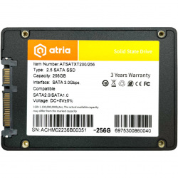 накопичувач 2.5" SSD 256GB XT200 SATA 3.0 ATSATXT200/256 (ATSATXT200/256)