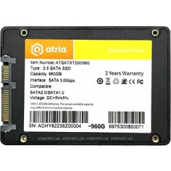 накопичувач 2.5" SSD 960GB XT200 SATA 3.0 ATSATXT200/960 (ATSATXT200/960)