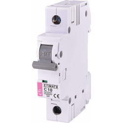 Автоматичний вимикач ETI, ETIMAT 6 1p С 10А (6 kA) (2141514)