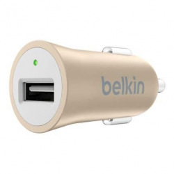 Автомобильное ЗУ Belkin Car Charger 12W USB 2.4A, Mixit Metallic, gold